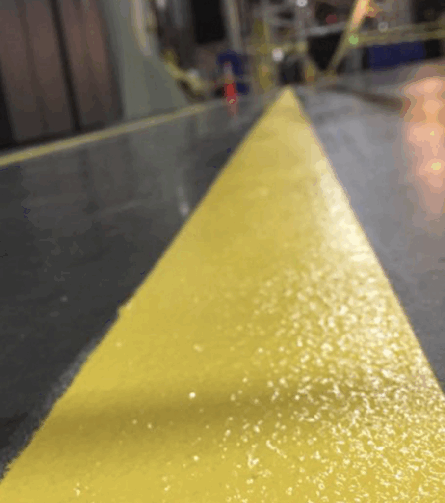 Close Up of Safety Stripe